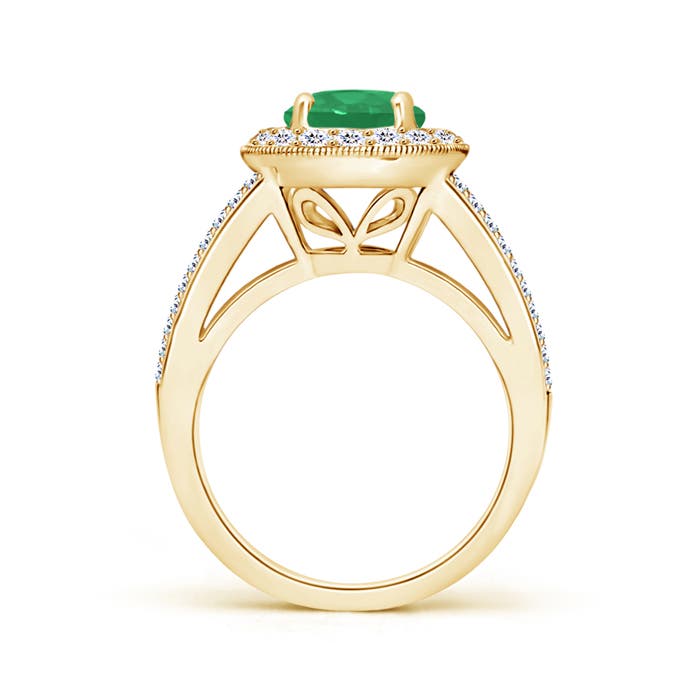 A - Emerald / 2.41 CT / 14 KT Yellow Gold