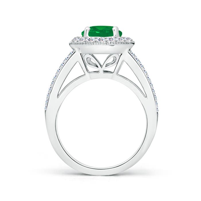 AA - Emerald / 2.41 CT / 14 KT White Gold