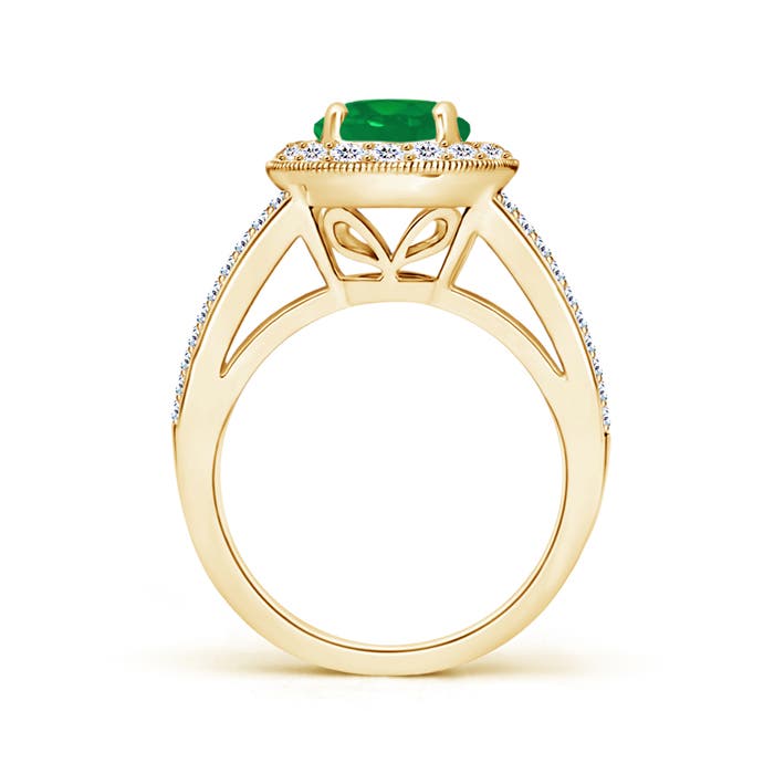 AA - Emerald / 2.41 CT / 14 KT Yellow Gold