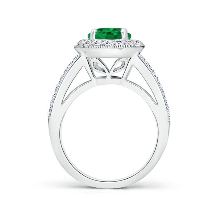 AAA - Emerald / 2.41 CT / 14 KT White Gold