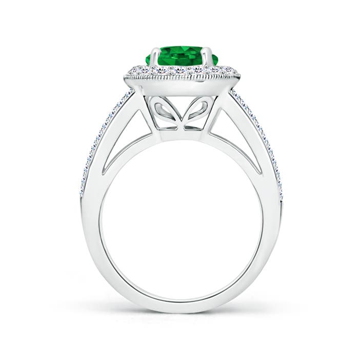 AAAA - Emerald / 2.41 CT / 14 KT White Gold