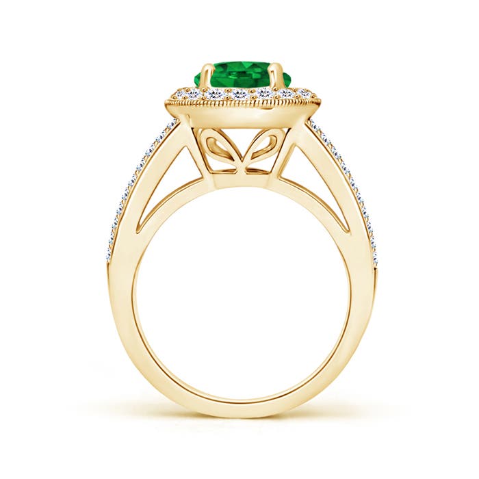 AAAA - Emerald / 2.41 CT / 14 KT Yellow Gold