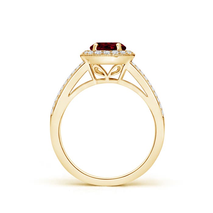 A - Garnet / 1.45 CT / 14 KT Yellow Gold