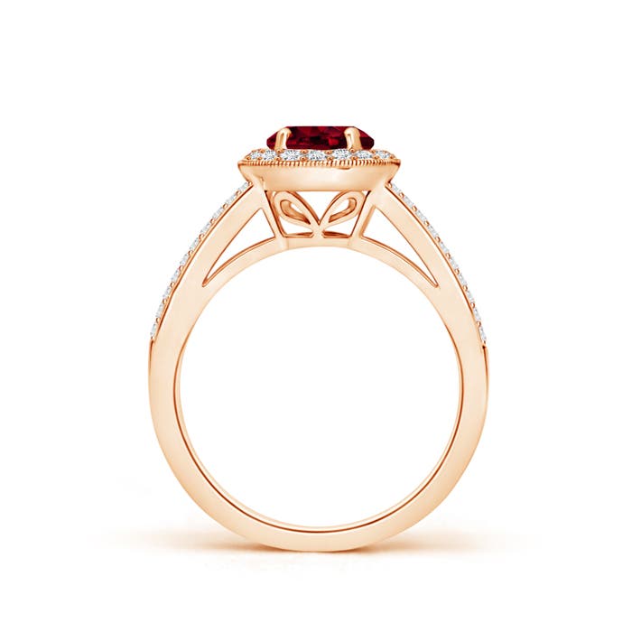 AA - Garnet / 1.45 CT / 14 KT Rose Gold