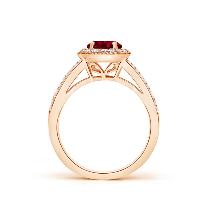 AAA - Garnet / 1.45 CT / 14 KT Rose Gold