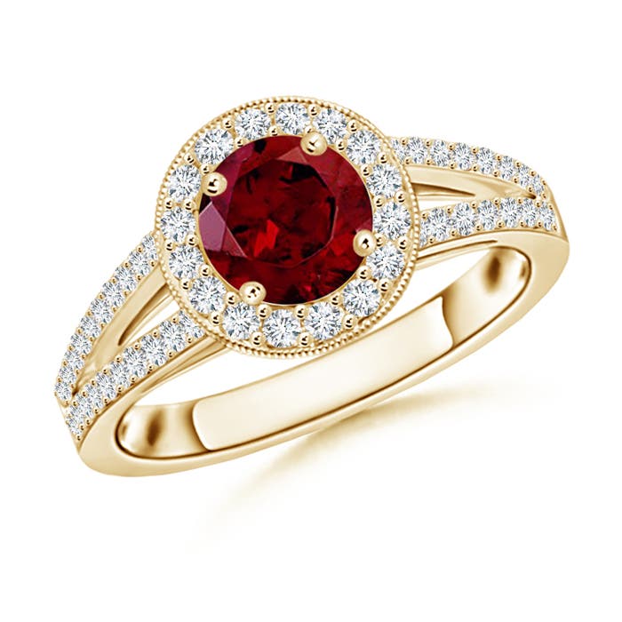 AAA - Garnet / 1.45 CT / 14 KT Yellow Gold