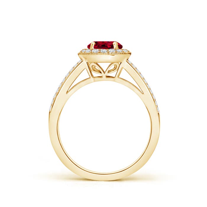 AAAA - Garnet / 1.45 CT / 14 KT Yellow Gold