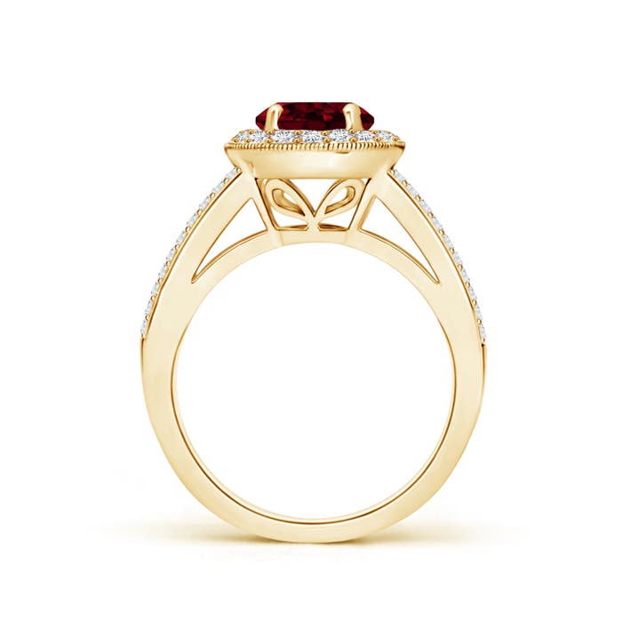 A - Garnet / 2.09 CT / 14 KT Yellow Gold