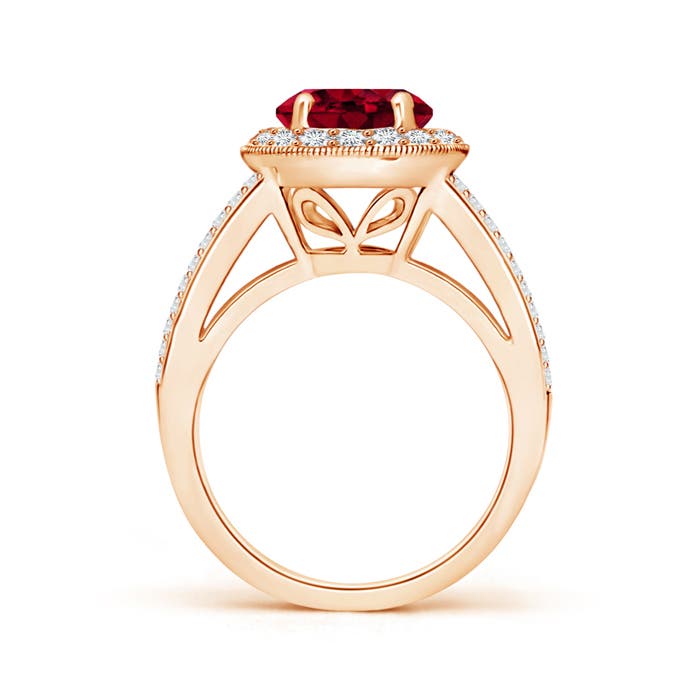 AAA - Garnet / 2.86 CT / 14 KT Rose Gold