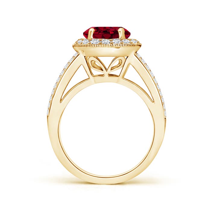 AAA - Garnet / 2.86 CT / 14 KT Yellow Gold