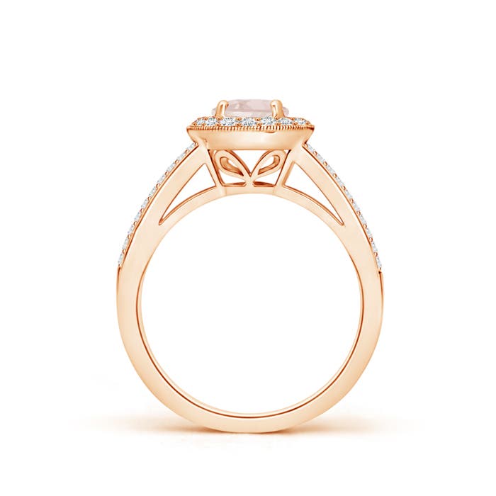 A - Morganite / 1.15 CT / 14 KT Rose Gold