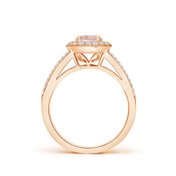 AAAA - Morganite / 1.15 CT / 14 KT Rose Gold