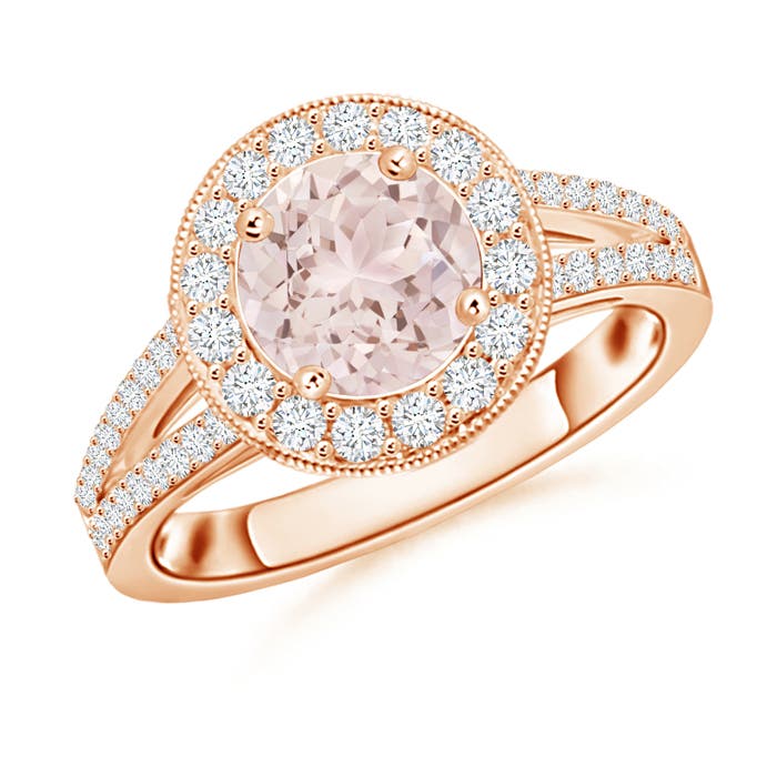 A - Morganite / 1.69 CT / 14 KT Rose Gold