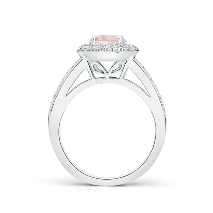 A - Morganite / 1.69 CT / 14 KT White Gold