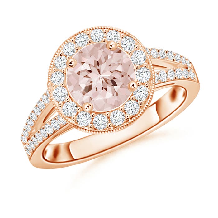 AA - Morganite / 1.69 CT / 14 KT Rose Gold