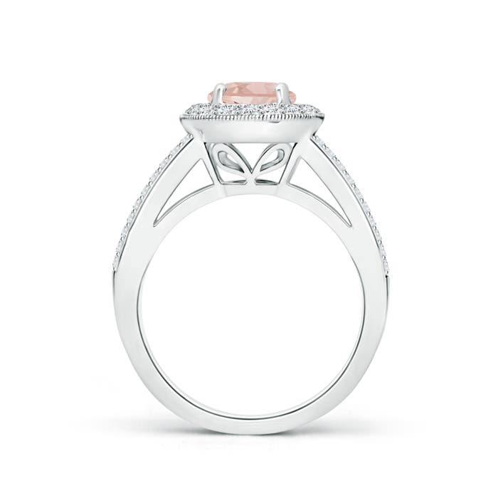 AAA - Morganite / 1.69 CT / 14 KT White Gold