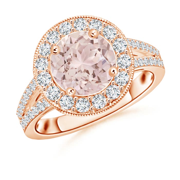 A - Morganite / 2.31 CT / 14 KT Rose Gold