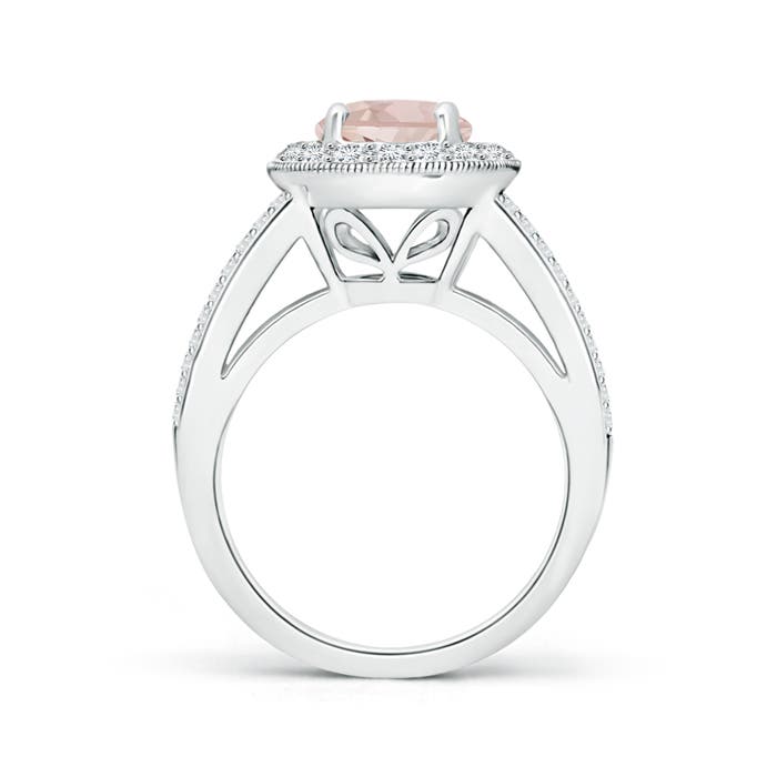 A - Morganite / 2.31 CT / 14 KT White Gold