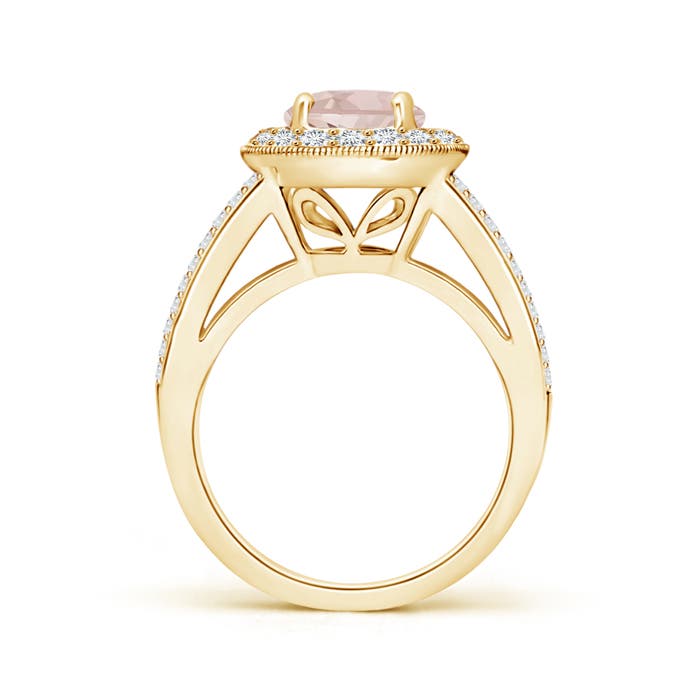 A - Morganite / 2.31 CT / 14 KT Yellow Gold