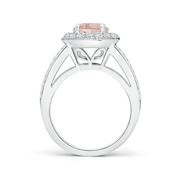 AA - Morganite / 2.31 CT / 14 KT White Gold