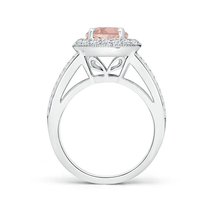 AAA - Morganite / 2.31 CT / 14 KT White Gold