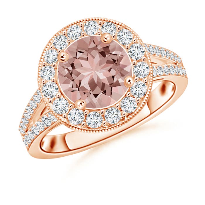 AAAA - Morganite / 2.31 CT / 14 KT Rose Gold