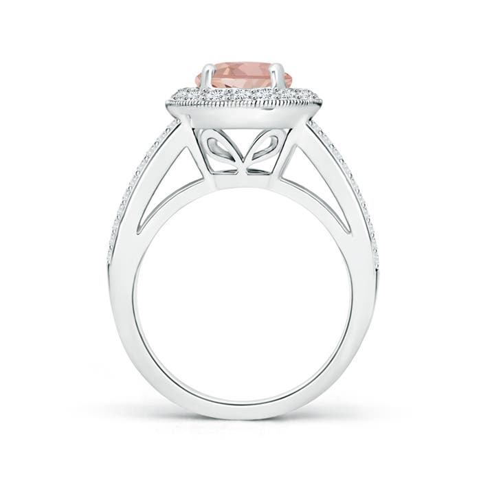 AAAA - Morganite / 2.31 CT / 14 KT White Gold