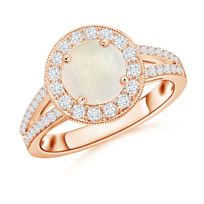 A - Opal / 1.34 CT / 14 KT Rose Gold