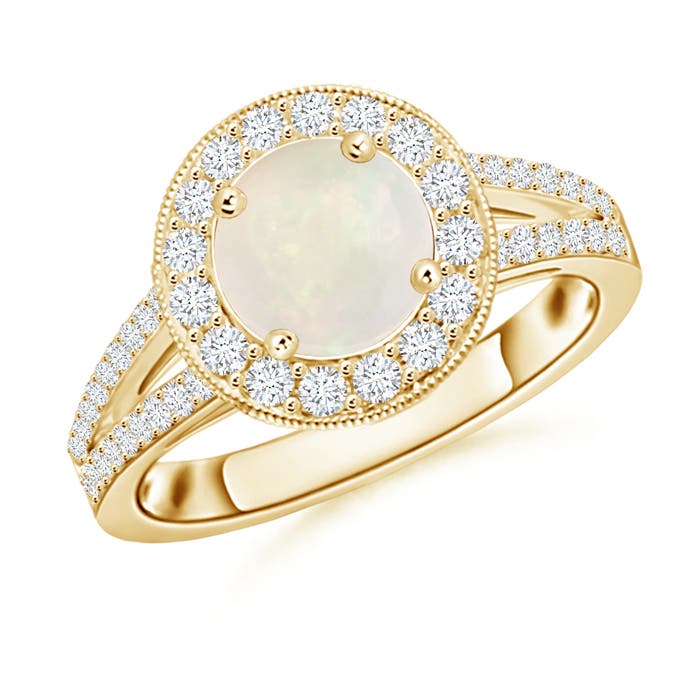 A - Opal / 1.34 CT / 14 KT Yellow Gold