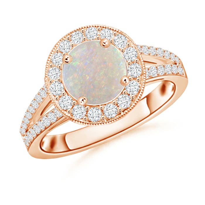 AA - Opal / 1.34 CT / 14 KT Rose Gold