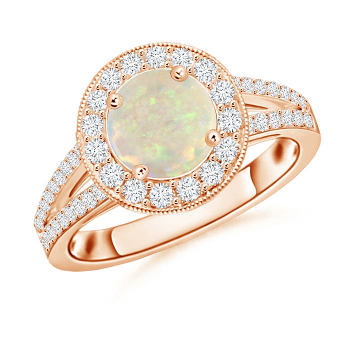 AAA - Opal / 1.34 CT / 14 KT Rose Gold