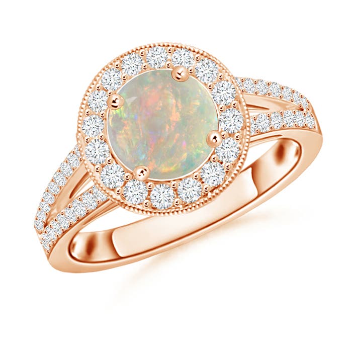 AAAA - Opal / 1.34 CT / 14 KT Rose Gold