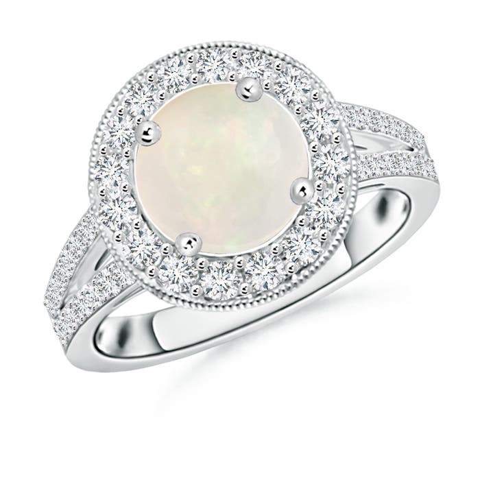 A - Opal / 1.81 CT / 14 KT White Gold