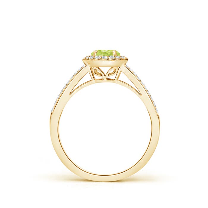 A - Peridot / 0.85 CT / 14 KT Yellow Gold