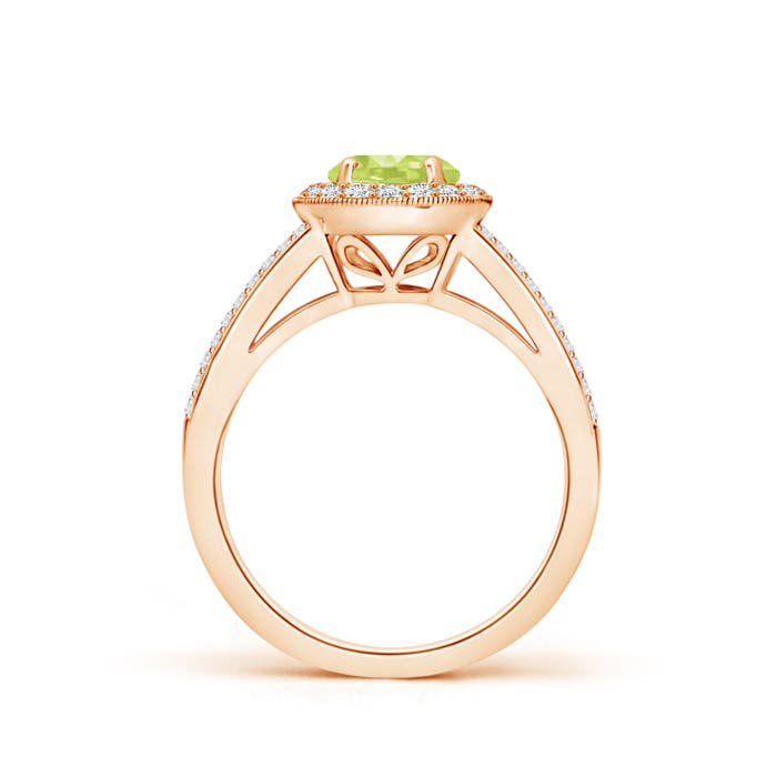 A - Peridot / 1.4 CT / 14 KT Rose Gold