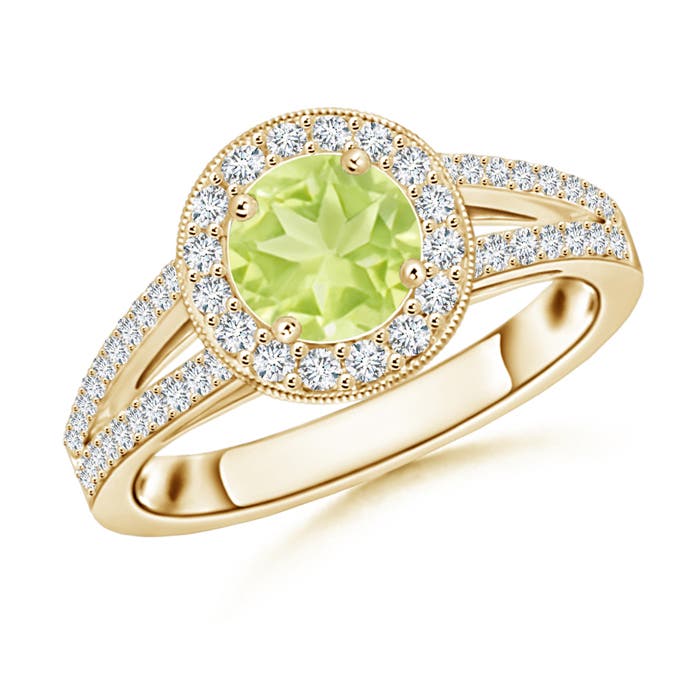 A - Peridot / 1.4 CT / 14 KT Yellow Gold