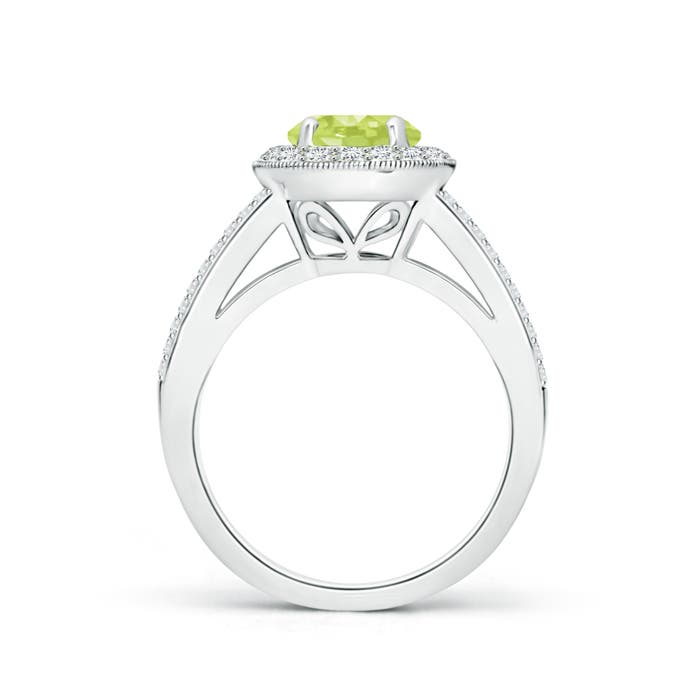 A - Peridot / 1.99 CT / 14 KT White Gold