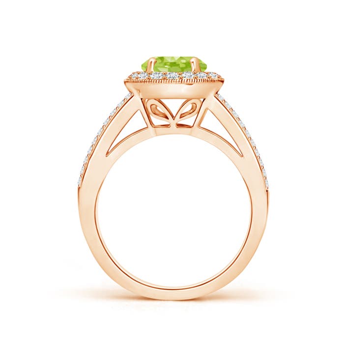 AA - Peridot / 1.99 CT / 14 KT Rose Gold