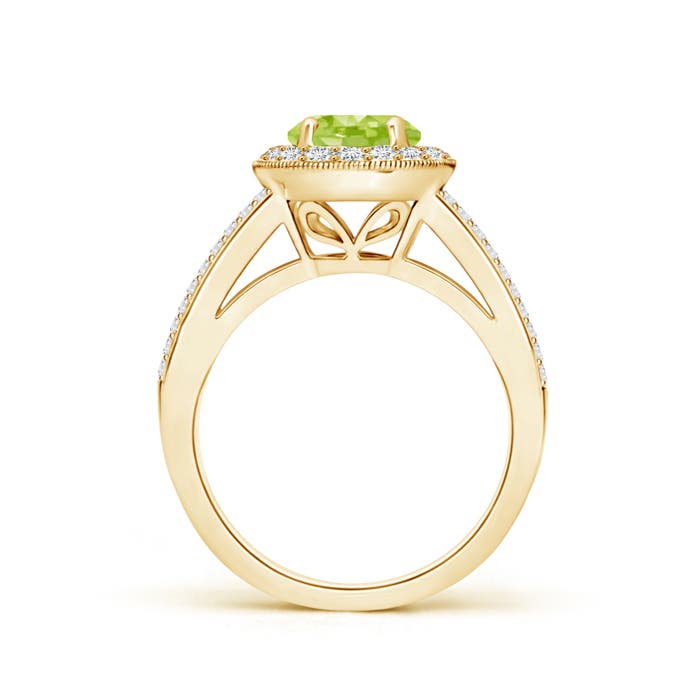 AA - Peridot / 1.99 CT / 14 KT Yellow Gold