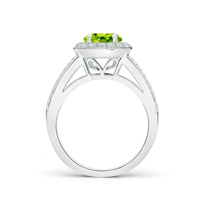 AAA - Peridot / 1.99 CT / 14 KT White Gold