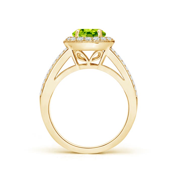 AAA - Peridot / 1.99 CT / 14 KT Yellow Gold