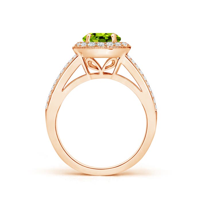 AAAA - Peridot / 1.99 CT / 14 KT Rose Gold