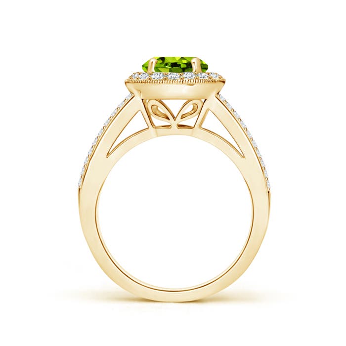 AAAA - Peridot / 1.99 CT / 14 KT Yellow Gold