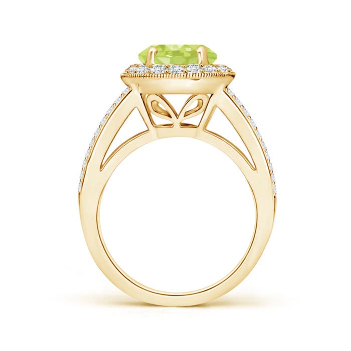 A - Peridot / 2.66 CT / 14 KT Yellow Gold