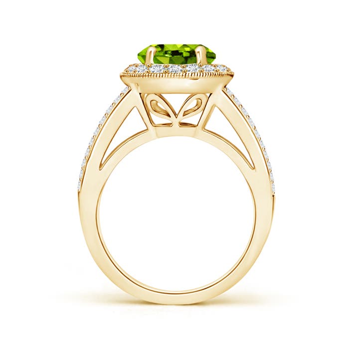 AAAA - Peridot / 2.66 CT / 14 KT Yellow Gold