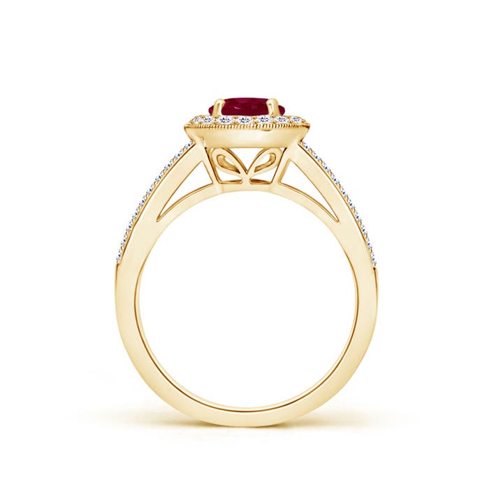 A - Ruby / 1.45 CT / 14 KT Yellow Gold