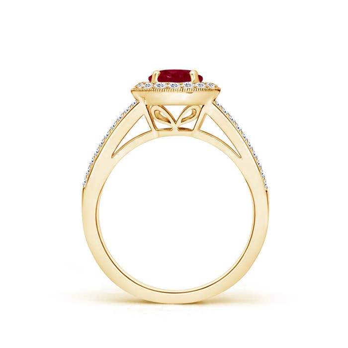 AA - Ruby / 1.45 CT / 14 KT Yellow Gold