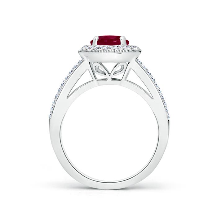 A - Ruby / 1.99 CT / 14 KT White Gold