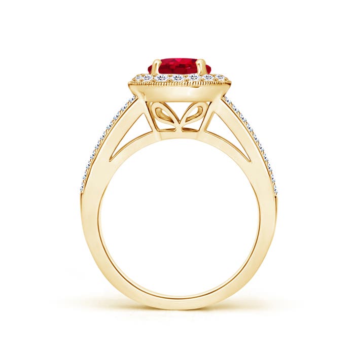 AAA - Ruby / 1.99 CT / 14 KT Yellow Gold