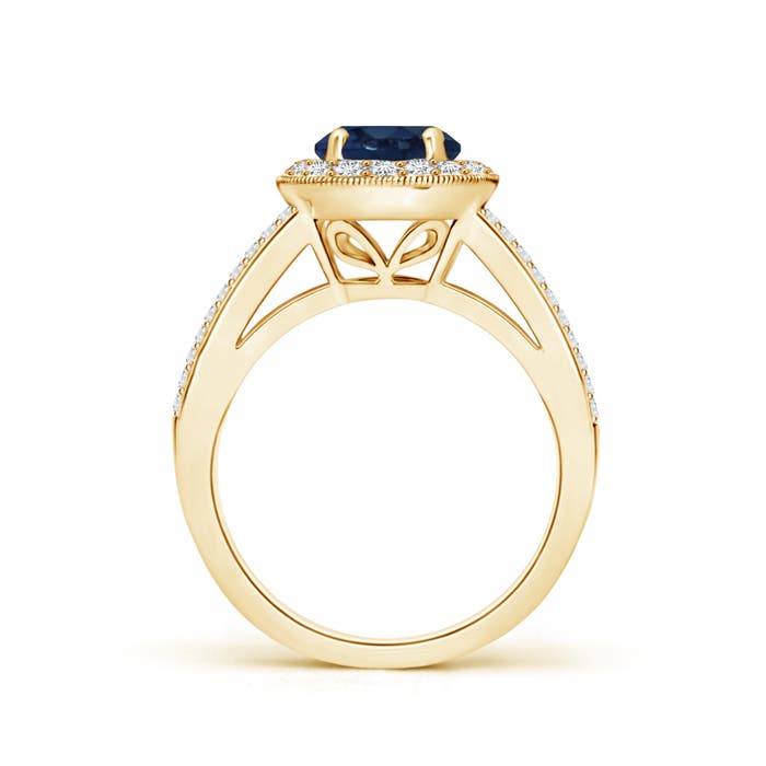 AA - Blue Sapphire / 2.19 CT / 14 KT Yellow Gold